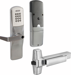 KIT - Keypad Networked Wireless Classroom/Storeroom, Exit Trim for RIM or CVR (Concealed Vertical Rod/Cable) Exit Devices, Rhodes Lever, Key-in-Lever, Less Cylinder, UL, Field Reversible Handing, Grade 1, 626/US26D Satin Chrome