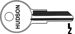 Hudson Key Blanks 5 Disc O1122C