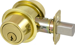 Deadbolt Double Cylinder, C Keyway (Keyed 6-Pin), Keyed Alike 4, Triple Option Adjustable Backset 2-3/8 to 2-3/4, Grade 2, 605/US3 Bright Brass