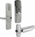 KIT - Keypad Networked Wireless Classroom/Storeroom, Exit Trim for RIM or CVR (Concealed Vertical Rod/Cable) Exit Devices, Sparta Lever, FSIC (Schlage Full Size IC), Less Core, UL, Field Reversible Handing, Grade 1, 626/US26D Satin Chrome