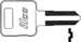 Grumman Long Life Key Blank (Post Office)