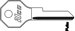 Chrysler Key Blank
