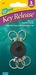 Key Release Key Ring, Silver 1/Card