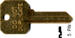 Weiser Key Do not Duplicate 1054WB-HNBL