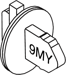 Tailpiece with Washer Assembly for 6 or 7 Pin Yale IC, Functions AB, B, DA, DW, F, FEU and FEL