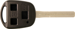 Toyota 3-Button Shell Key Long