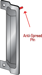 Latch Protector 13in w/1-Pin Versatile, Retail Packaged, Aluminum