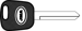 H73-PT RW Ford Cloneable Transponder Key Blank Fixed