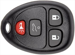 GM Remote Shell 4 Button U,L,P,H