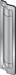 Latch Protector 11in Rectangle, Carded (Retail Packaged), Aluminum Finish