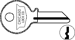 Chicago Key Blanks 4-Pin SC1041S