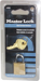 Carded Padlock Solid Brass 3/4in