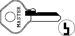 Master Lock Key Blank