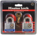 Carded Padlock Steel 1-9/16in #3 2-Pack