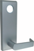 Exit Trim - Classroom Lever x Escutcheon, Less Cylinder, 689/SP28 Powder Coated Aluminum