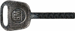 GM Logo Coined Key