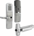 KIT - Keypad Networked Wireless Classroom/Storeroom, Exit Trim for RIM or CVR (Concealed Vertical Rod/Cable) Exit Devices, Sparta Lever, Key-in-Lever, Less Cylinder, UL, Field Reversible Handing, Grade 1, 626/US26D Satin Chrome