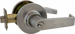 Entry Clutched Lever Lockset, Marks C Keyway, 6 Pin, 2-3/4in Backset, ANSI Strike, Grade 2, 626/US26D Satin Chrome