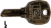 National HON Filing Cabinet Key