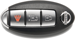 Nissan 3 Button Prox Key Remote L,U,P