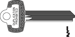 Best Key Blanks, Stamped "Duplication Prohibited"