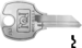 National Original Key Blanks N1069B RO13