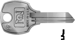 National Original Key Blanks 1069FL RO4