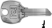 National Original Key Blanks N1069E