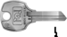 National Original Key Blanks 1069T