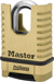 Resettable Shrouded Brass Padlock Boxed