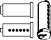 Plug Mortise Cylinder 619/US15 Satin Nickel