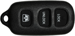 Toyota 4 Button Remote L, U, P, RG