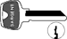 Sargent Original 6-Pin Key Blanks, Nickel Silver