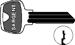 Sargent Original 6-Pin Key Blanks, Nickel Silver
