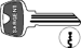 Sargent Original 6-Pin Key Blanks, Nickel Silver
