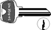 Sargent Original 6-Pin Key Blanks, Nickel Silver