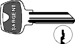 Sargent Original 6-Pin Key Blanks, Nickel Silver