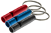 Bullet Whistle Keychain Assorted Colors 1/Card