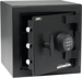 Mini Safe Combination Dial Lock, Charcoal Gray Textured, 67lbs