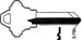 Schlage Key Blank Do not Duplicate, E Keyway, 6-Pin