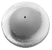 Wall Stop-Convex Solid Cast, 2-7/16in Diameter x 1in Projection, 626/US26D Satin Chrome