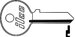British Leyland, Jaguar Key Blank F68XR