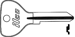 +GM, Opel Key Blank O76R