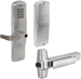 Standalone Keypad Classroom/Storeroom Exit Trim for Rim/CVR (Concealed Vertical Rod/Cable) Exit Devices, Manually Programmed, Rhodes Lever, Key-in-Lever, Less Cylinder, Grade 1, 626/US26D Satin Chrome