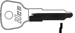 +Toyota Key Blank