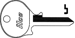 Volvo Key Blank V77