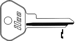 Fiat, Volvo, Audi Key Blank V79D VO62