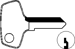Suzuki Motorcycle Key Blank SUZ5