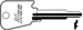 British Leyland, Rover Key Blank LF4