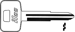 GM Geo Nova Key B55 321817